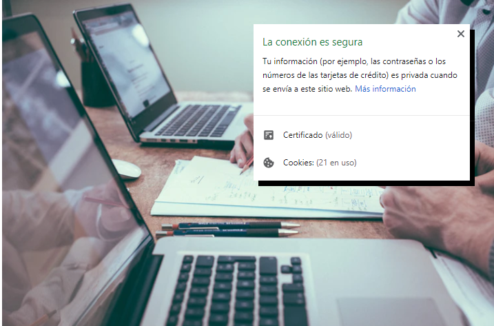 Visualización del certificado SSL