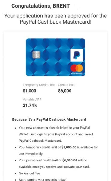 cómo solicitar tarjeta de credito paypal