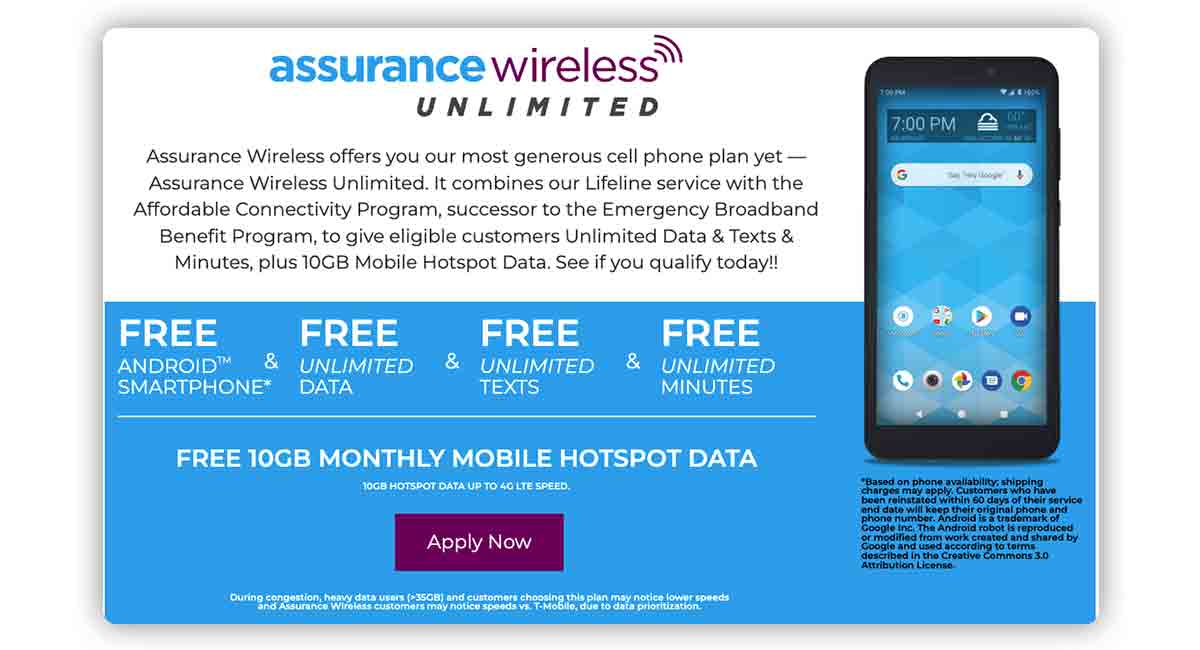 Assurance-Wireless-Teléfono-Gratis-2022