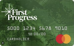 tarjeta asegurada first progress