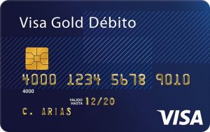 Tarjeta VISA Debit Gold