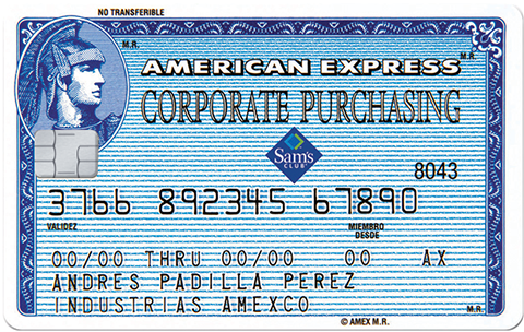 Tarjeta de Crédito Américan Express Corporate Purchasing Card Sams Club |  Solicitar y Costos 2023