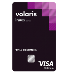 Tarjeta de crédito Volaris Invex